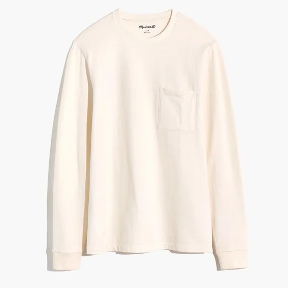 Relaxed Long-Sleeve Tee MEDIUM Ma953 - Picture 3 of 6